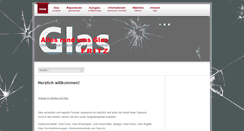 Desktop Screenshot of alles-rund-ums-glas.de